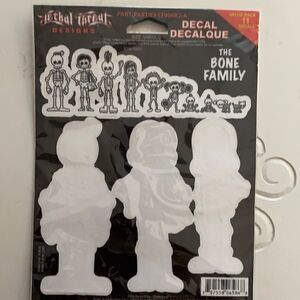 Bone family car decals. Brand new in package.
